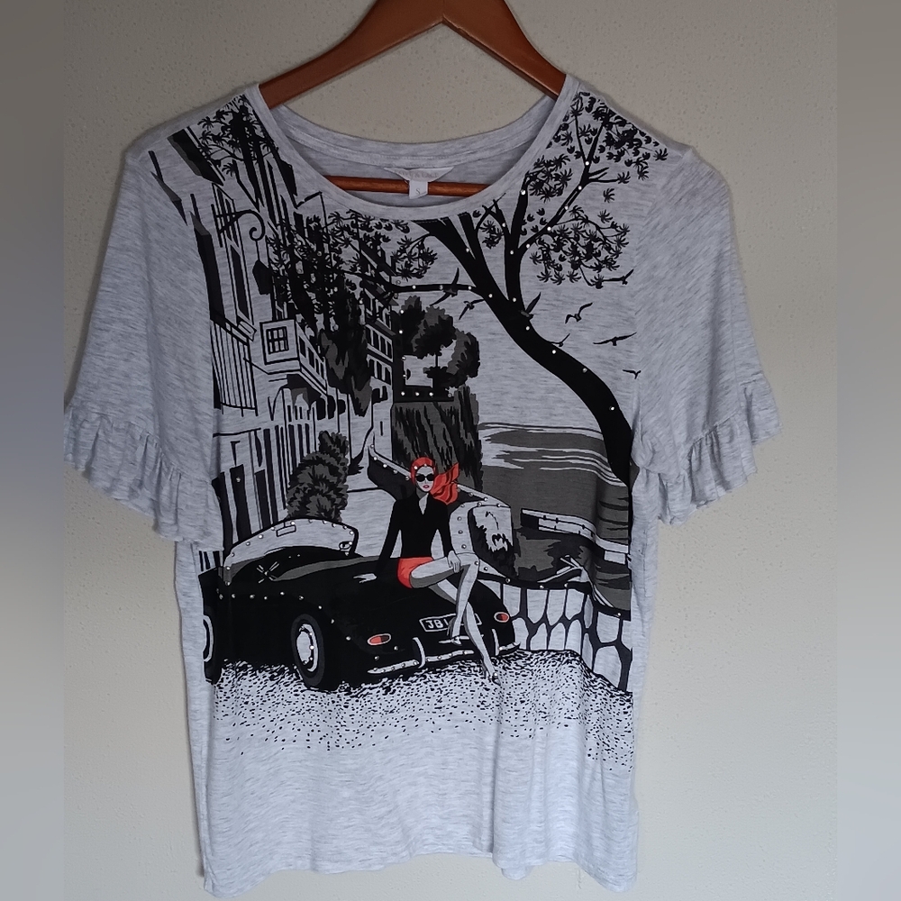 Love + Lace European Countryside Drive Top
